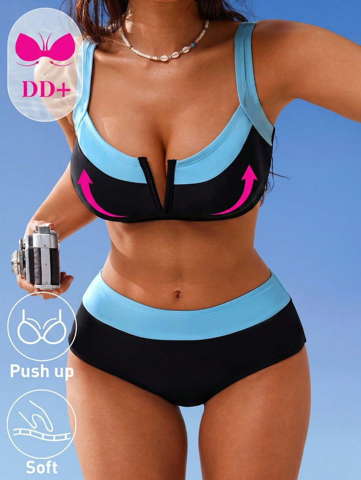 Set bikini SHEIN, mix culori