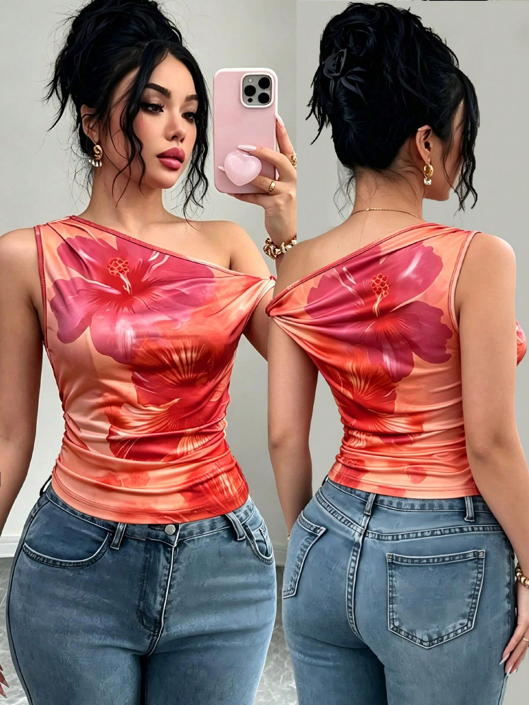 Top SHEIN, mix culori