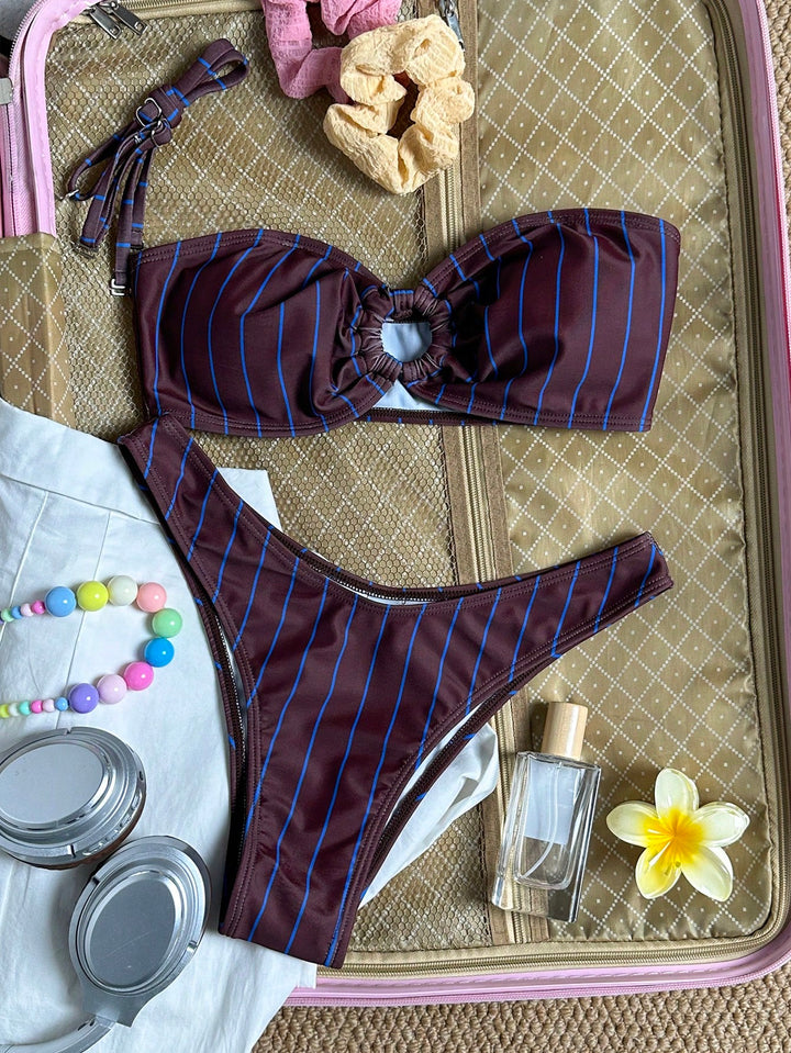 Set bikini SHEIN, maro