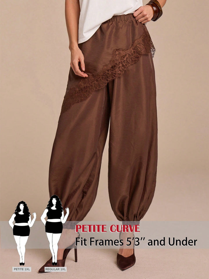 Pantaloni SHEIN, maro