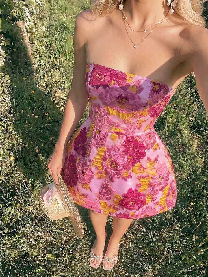 Rochie scurtă SHEIN, roz