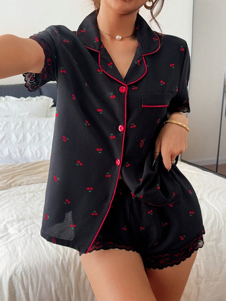 Pijama SHEIN, negru