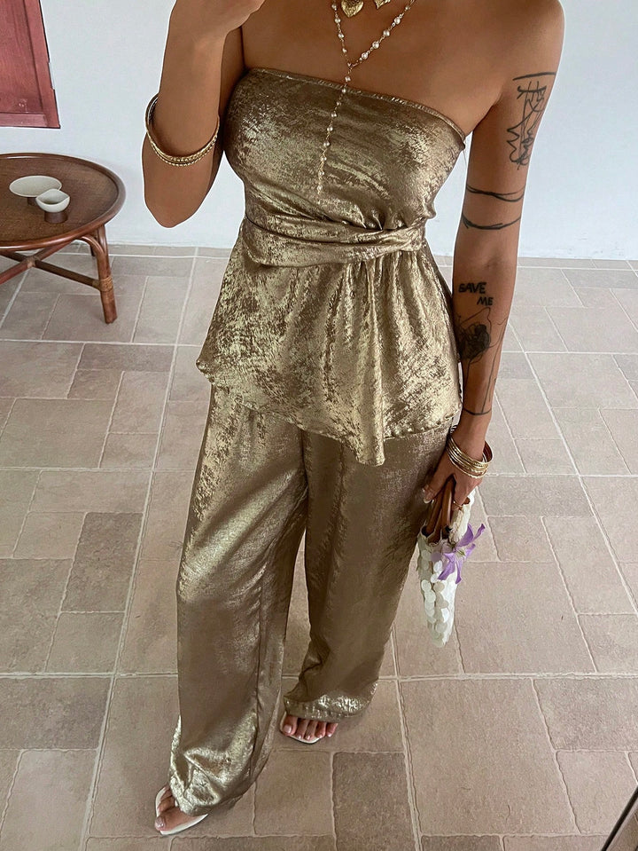 Compleu SHEIN, auriu
