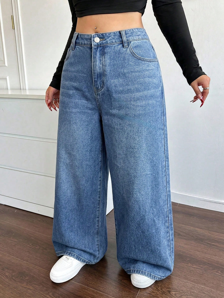Jeans SHEIN, albastru