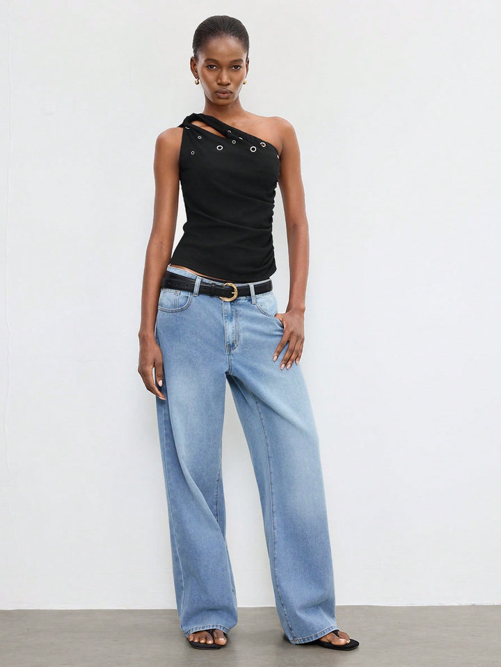 Top SHEIN, negru