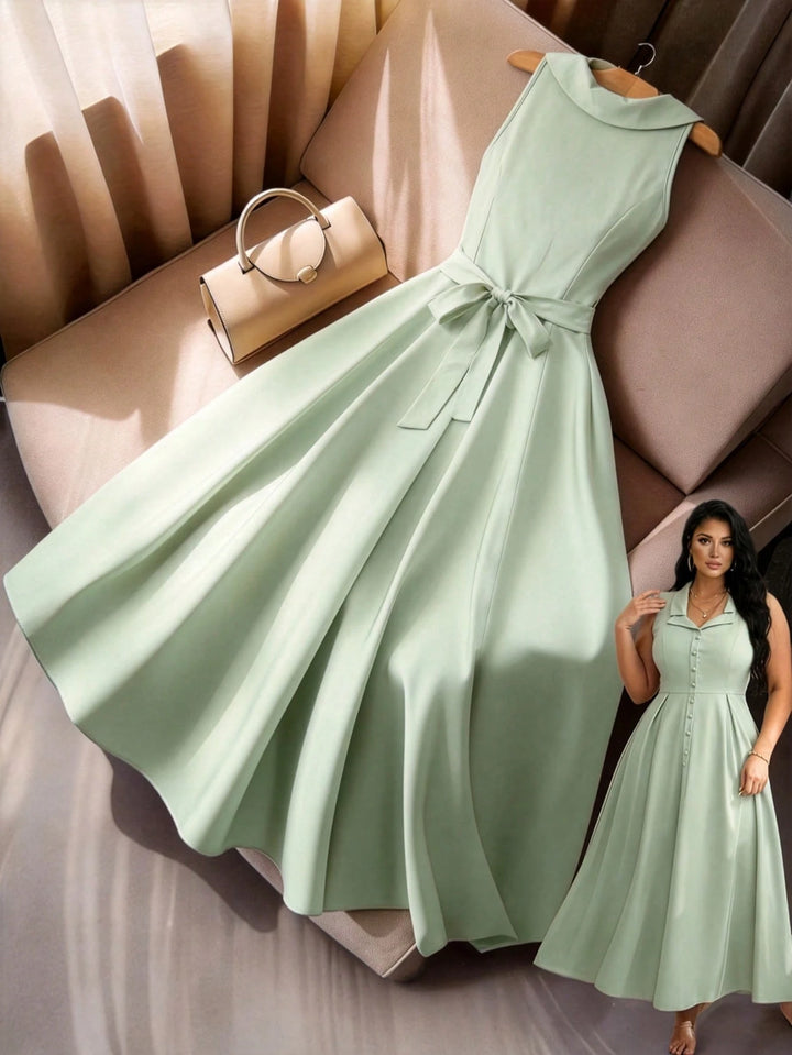 Rochie maxi SHEIN, verde