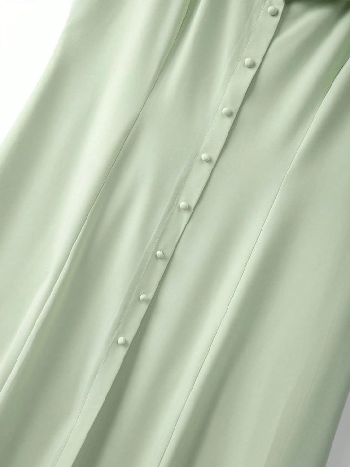 Rochie maxi SHEIN, verde