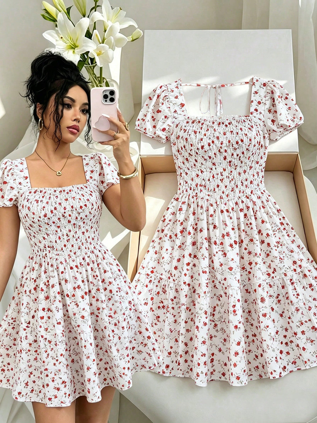 Rochie SHEIN, mix culori