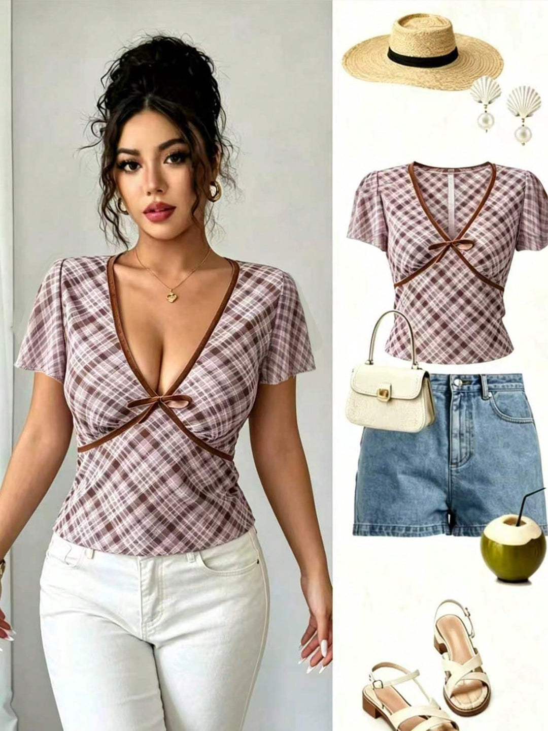 Tricou SHEIN, maro