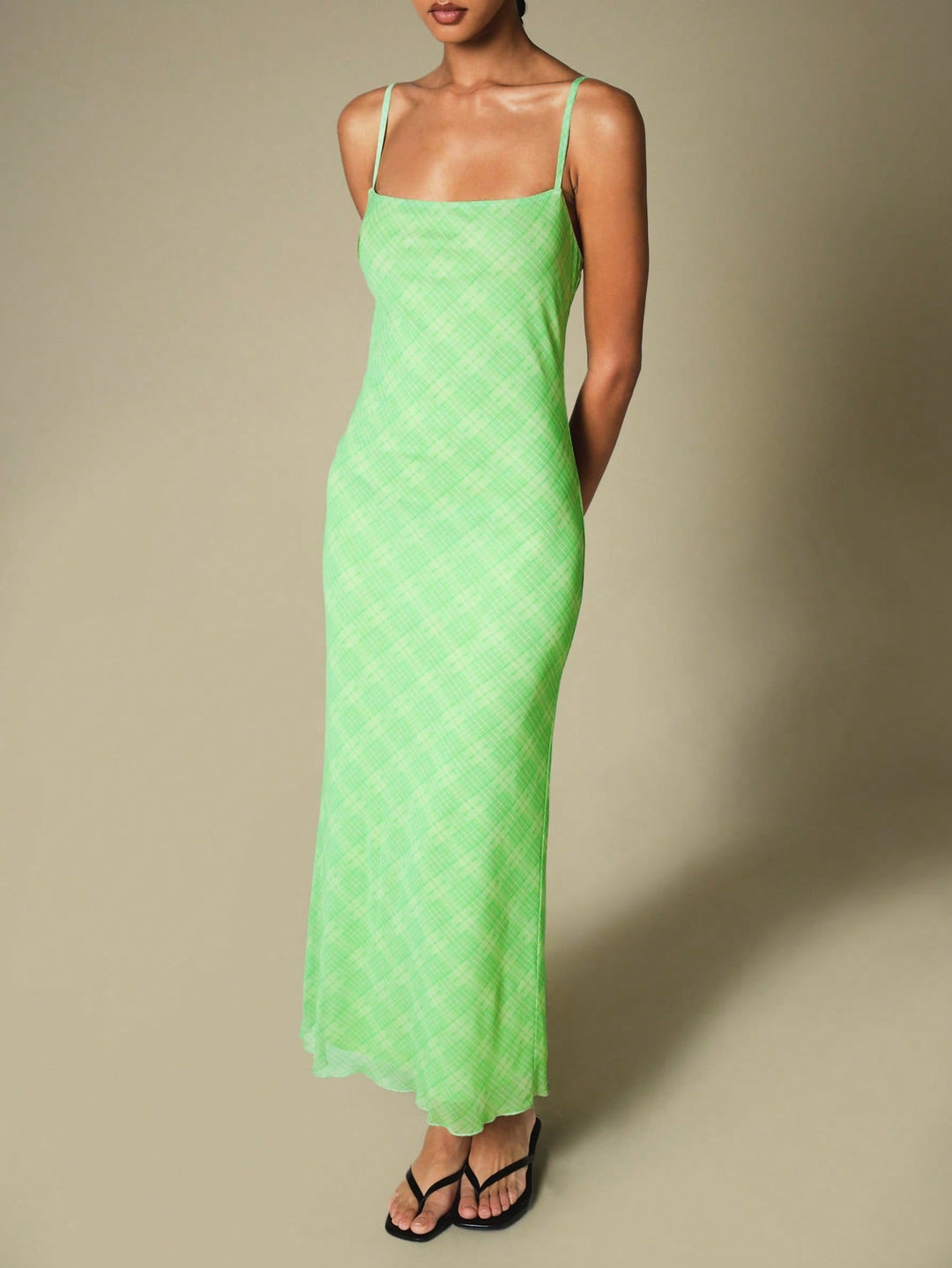 Rochie maxi SHEIN, verde