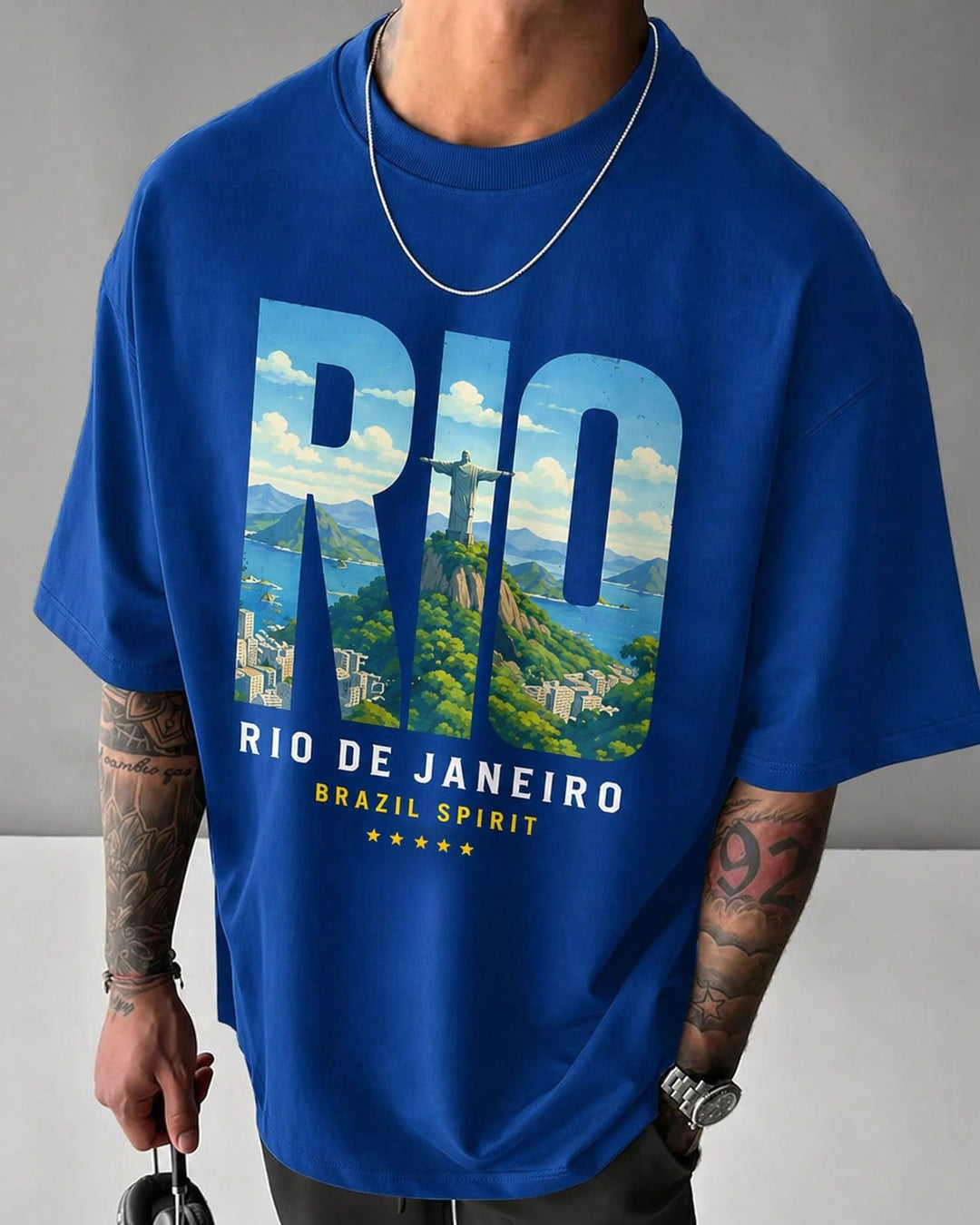 Tricou SHEIN, albastru
