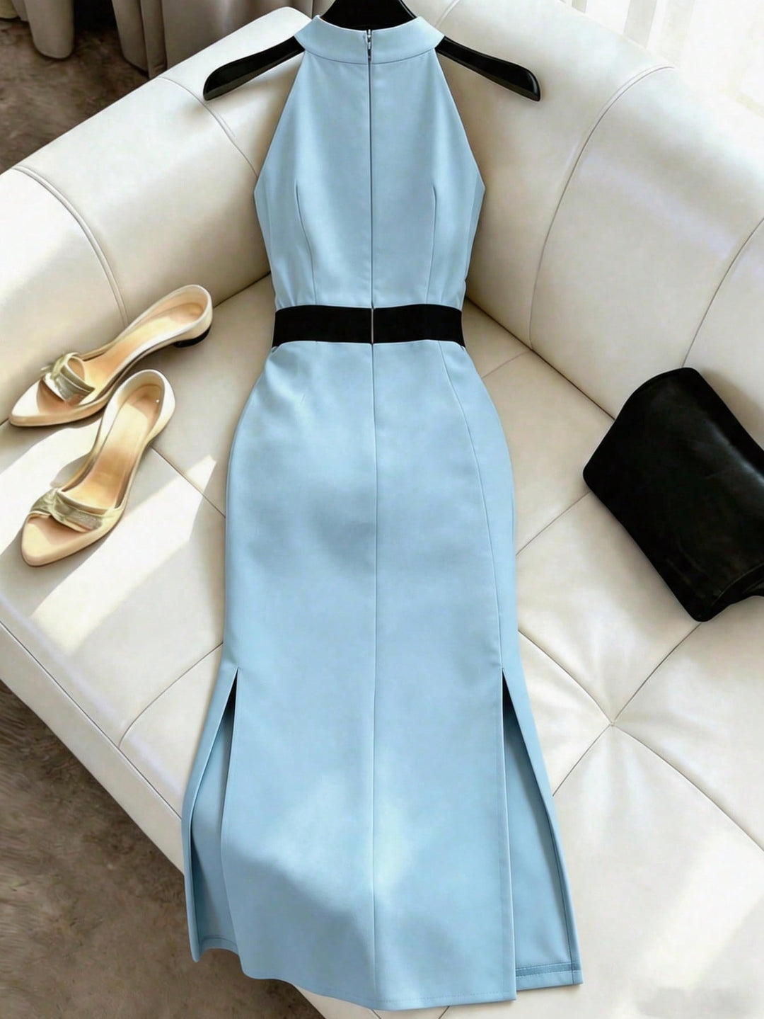 Rochie midi SHEIN, albastru