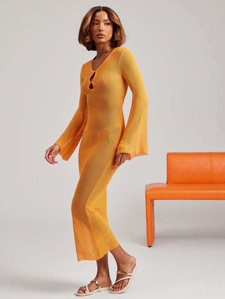 Rochie SHEIN, portocaliu
