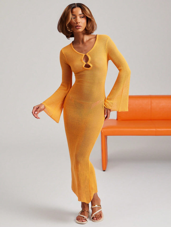 Rochie SHEIN, portocaliu