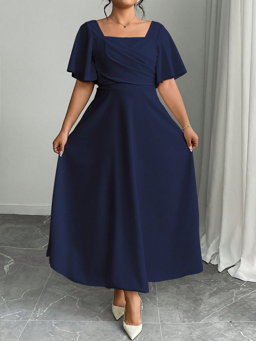 Rochie maxi SHEIN, albastru
