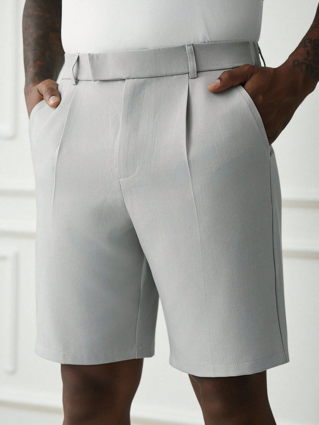 Pantaloni scurți SHEIN, gri
