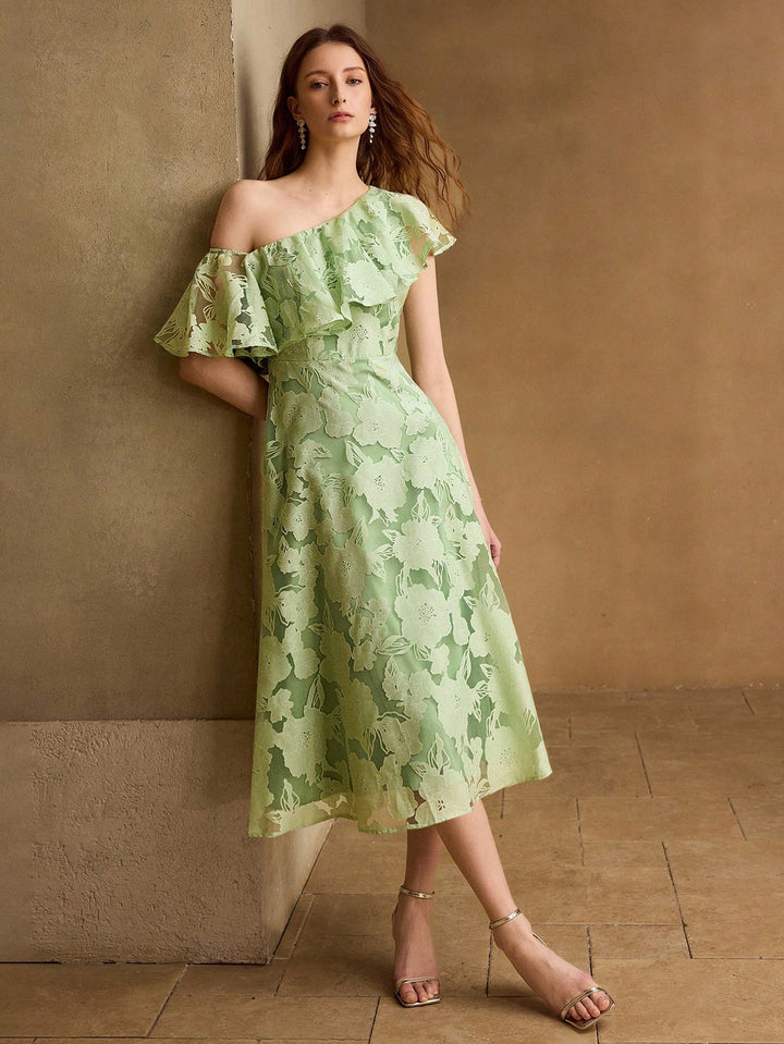 Rochie midi SHEIN, verde