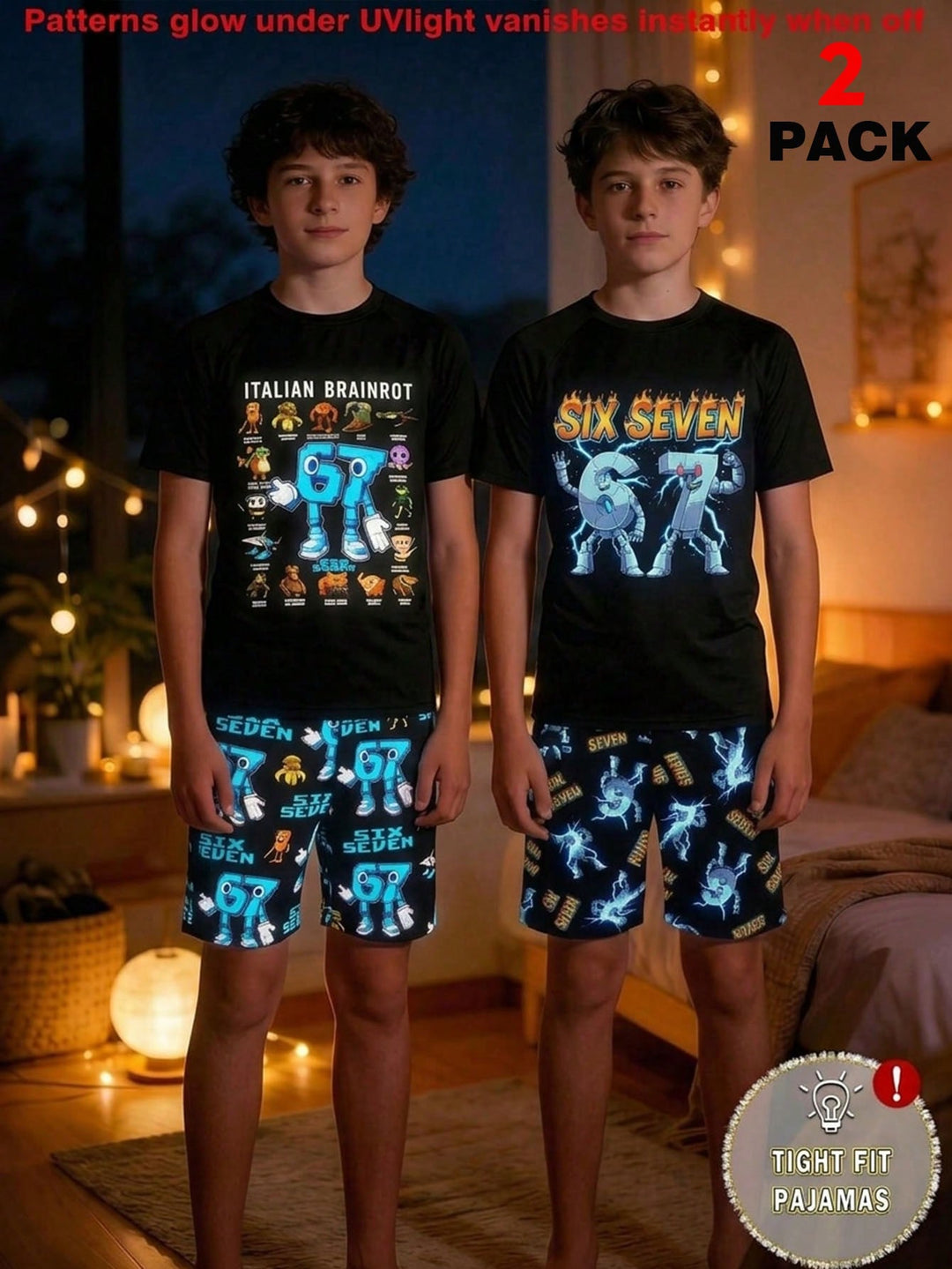 Pijama SHEIN, negru