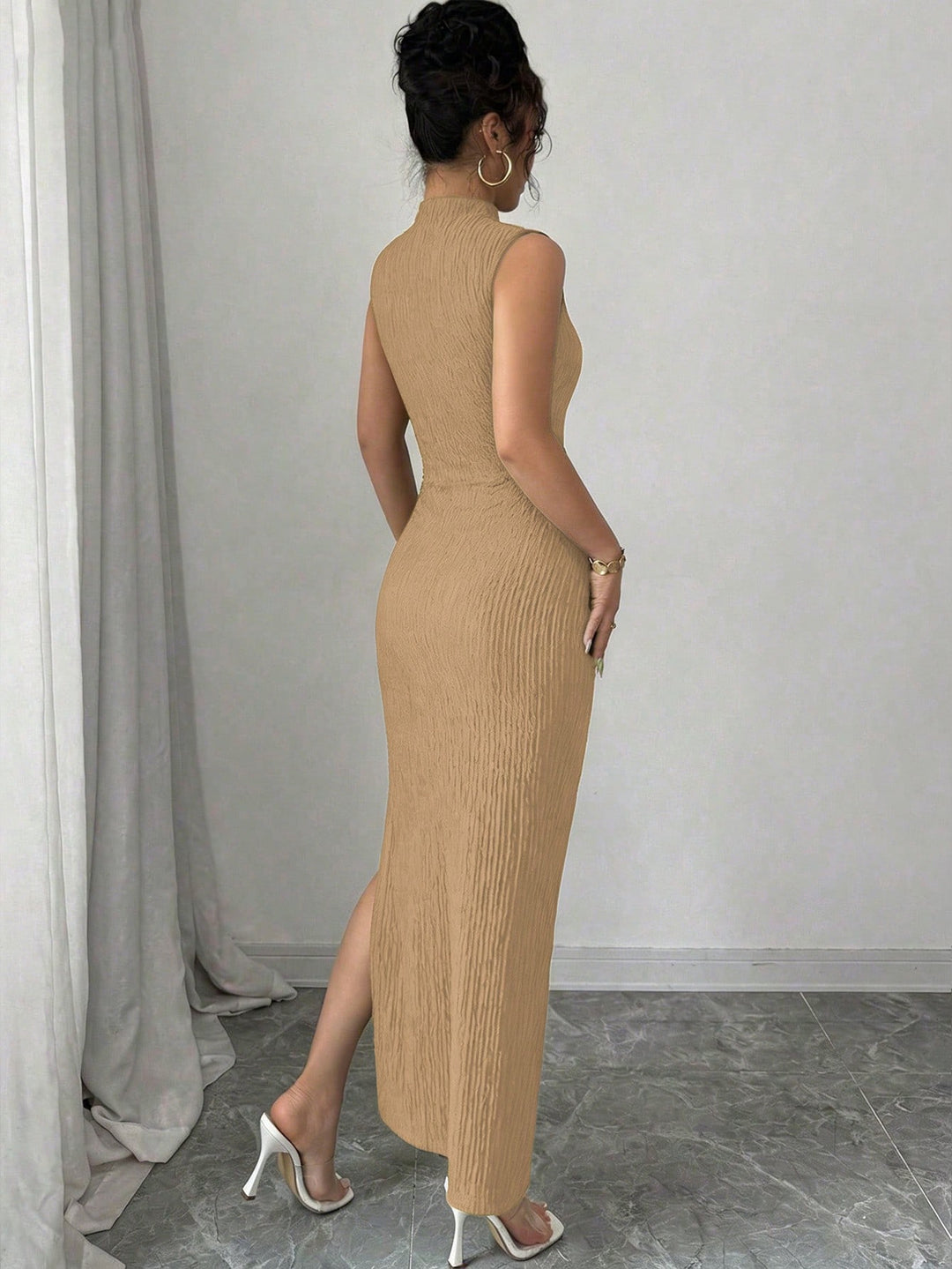 Rochie maxi SHEIN, maro