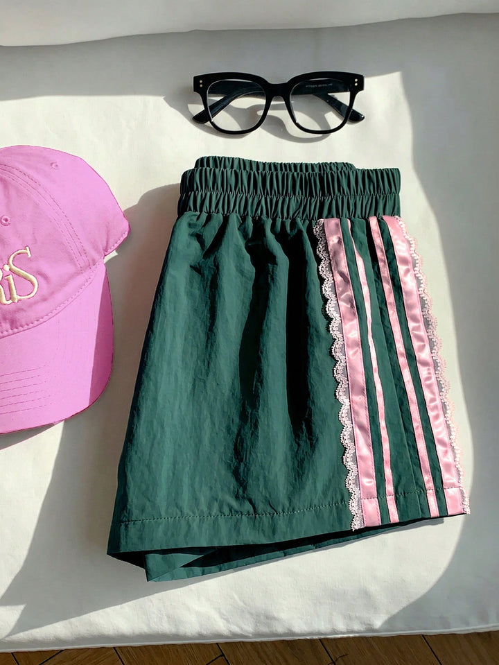 Pantaloni scurți SHEIN, verde