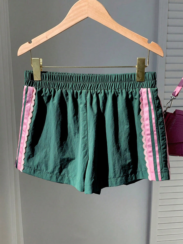 Pantaloni scurți SHEIN, verde