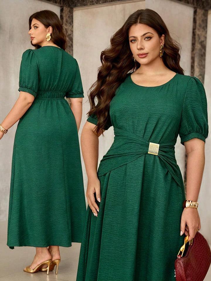 Rochie maxi SHEIN, verde