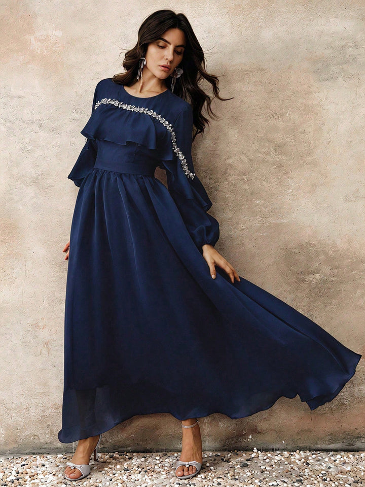 Rochie maxi SHEIN, albastru