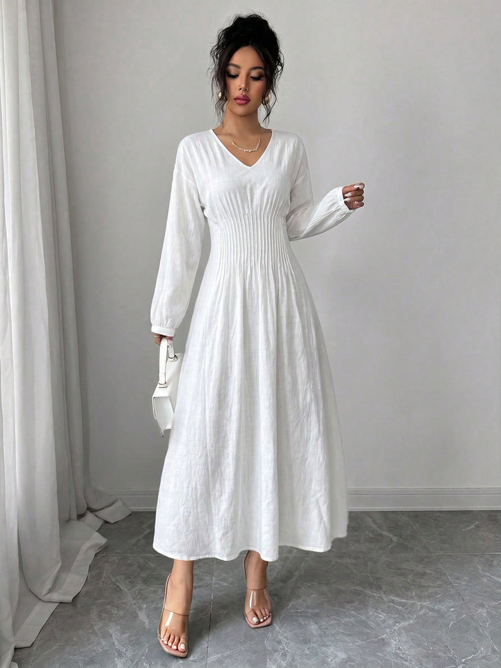 Rochie maxi SHEIN, alb