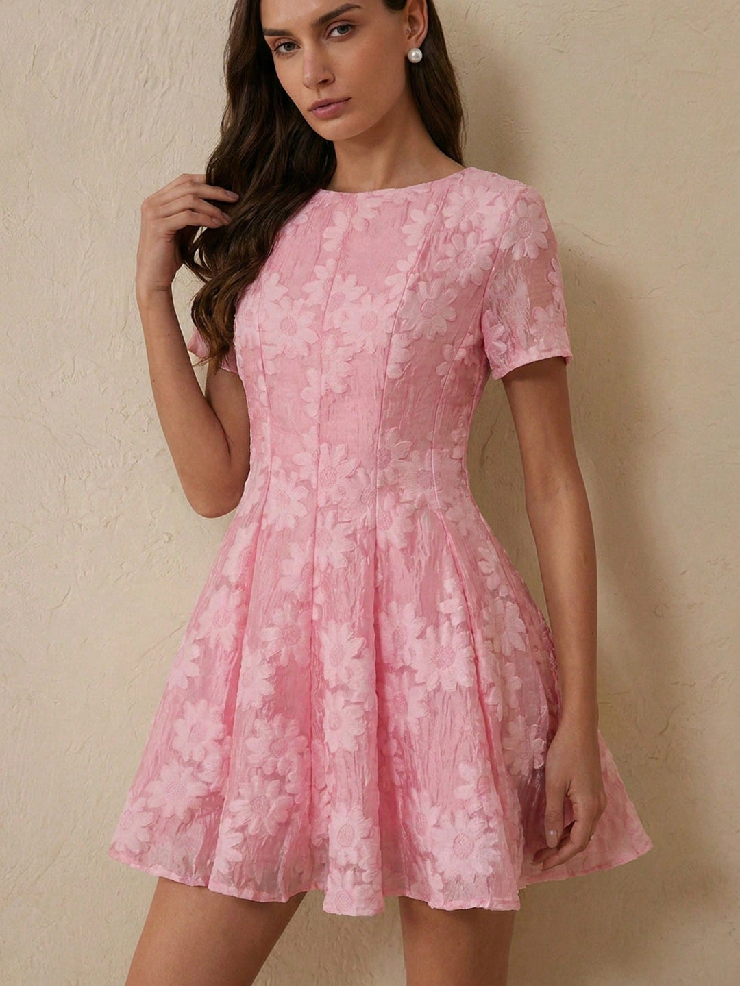 Rochie maxi SHEIN, roz