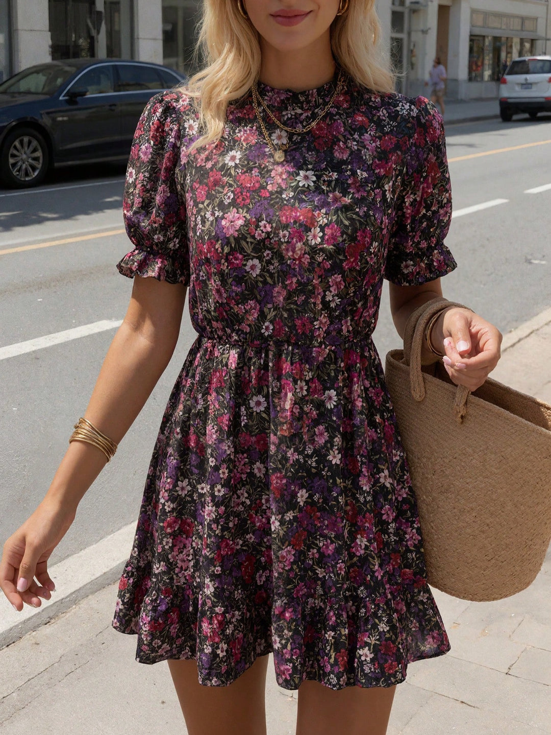 Rochie scurtă SHEIN, mix culori