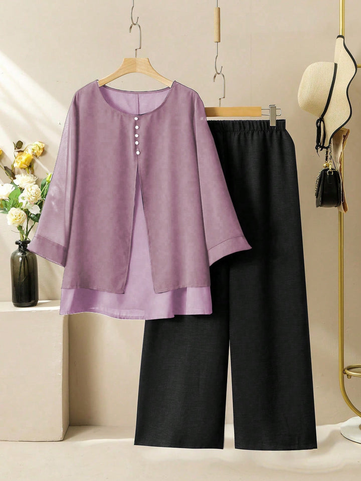 Compleu SHEIN, mix culori