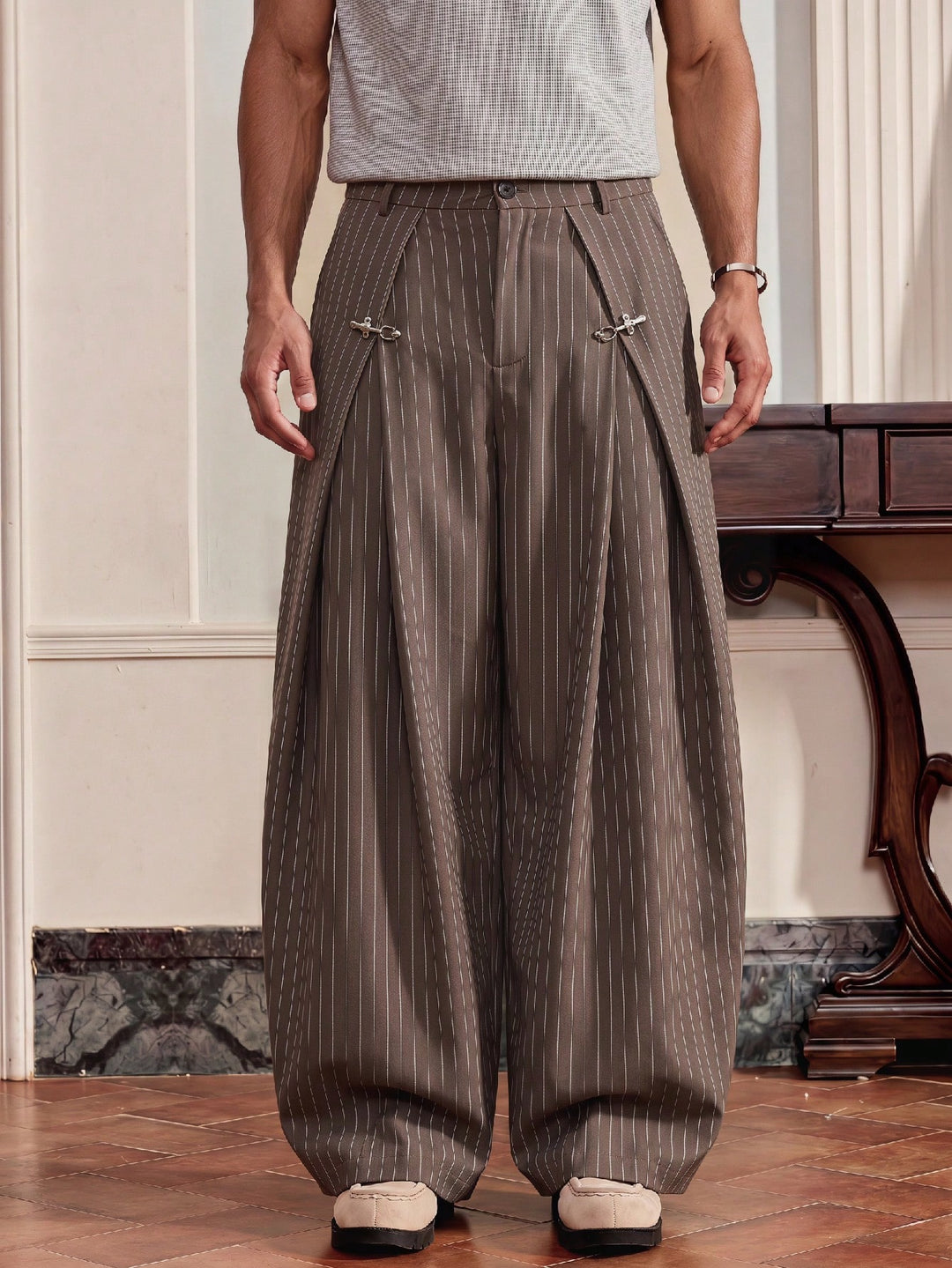 Pantalon SHEIN, negru
