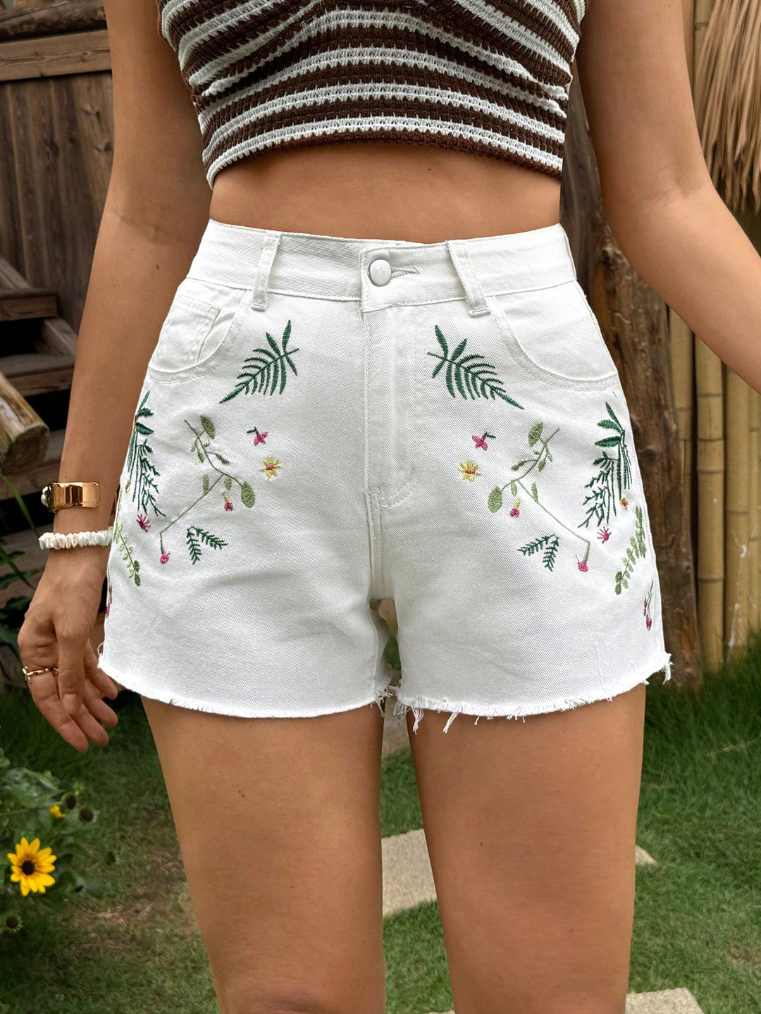 Pantaloni scurți SHEIN, albastru