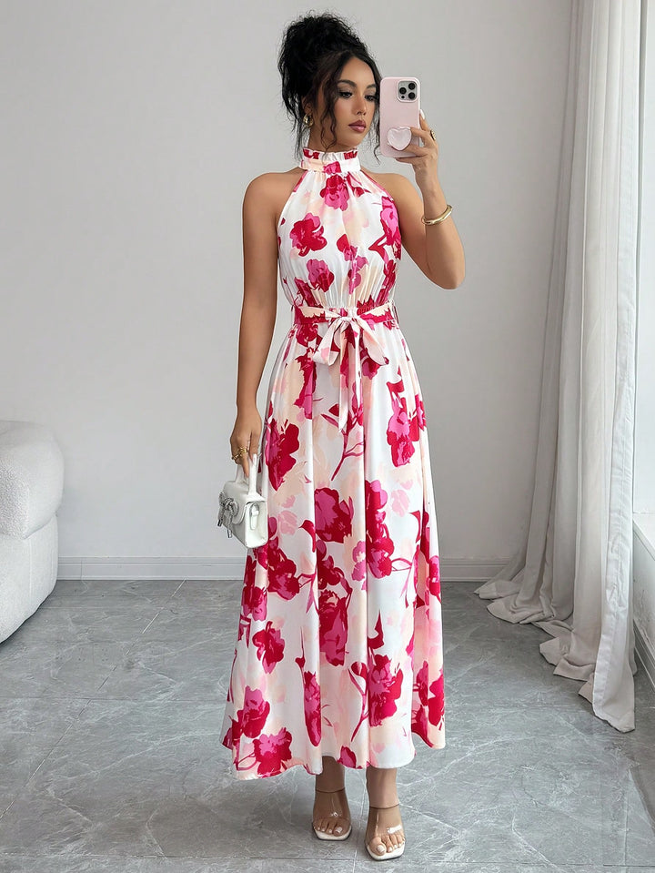 Rochie maxi SHEIN, roz