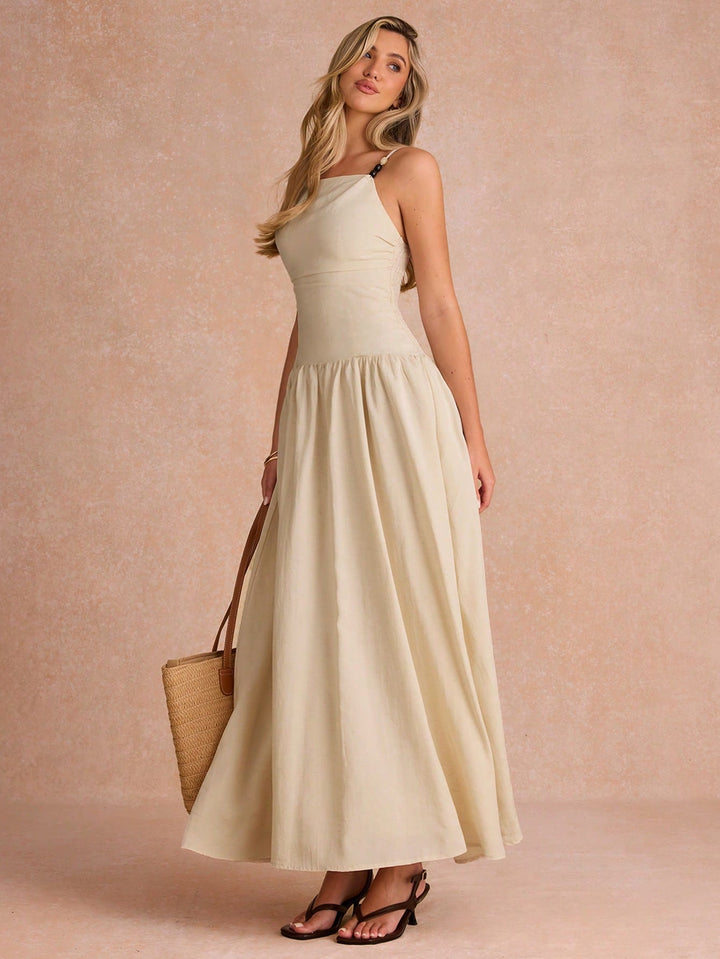 Rochie maxi SHEIN, portocaliu