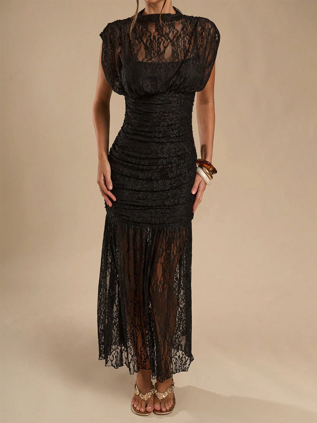 Rochie maxi SHEIN, negru