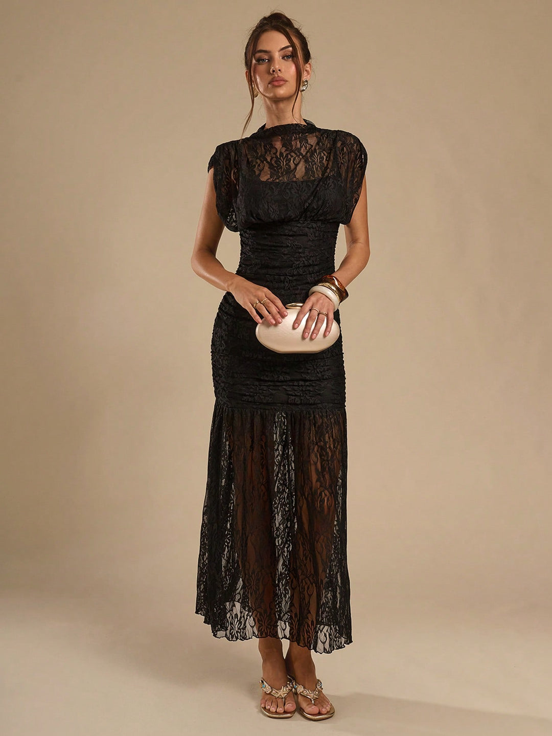 Rochie maxi SHEIN, negru