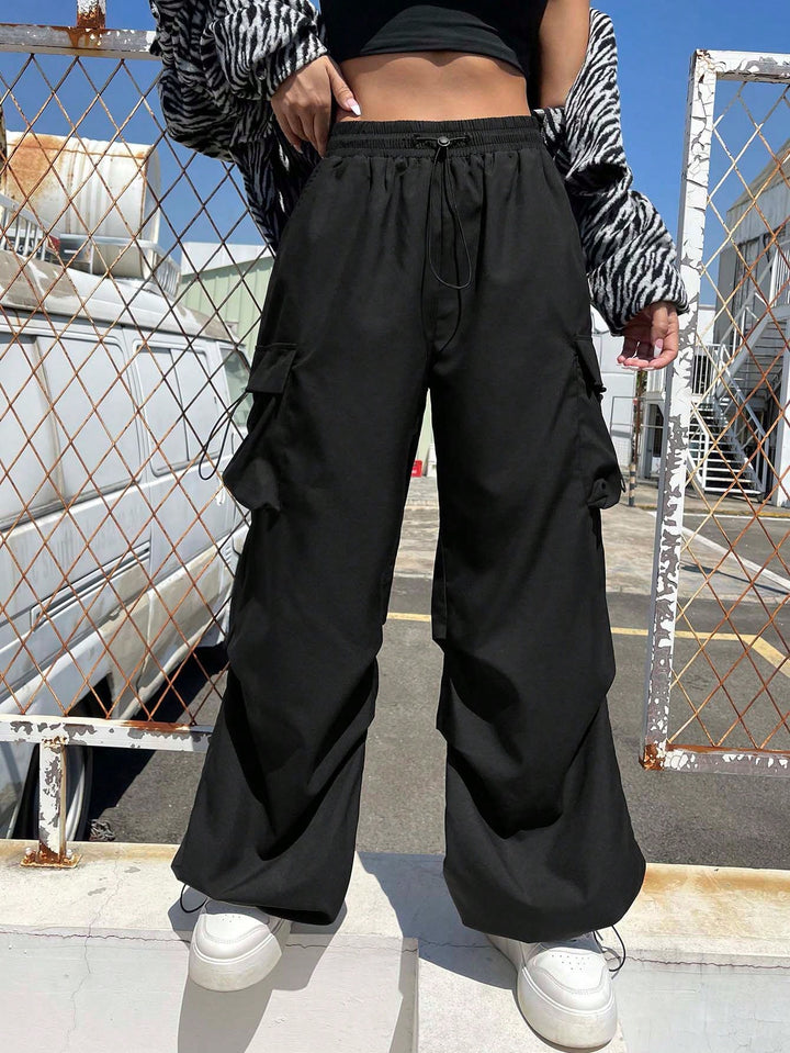 Pantaloni SHEIN, negru