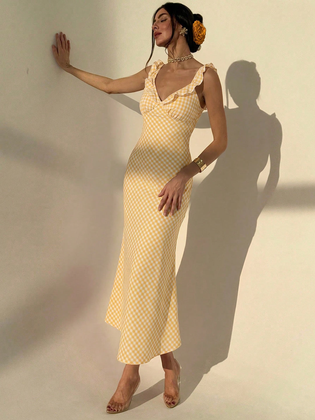 Rochie maxi SHEIN, mix culori