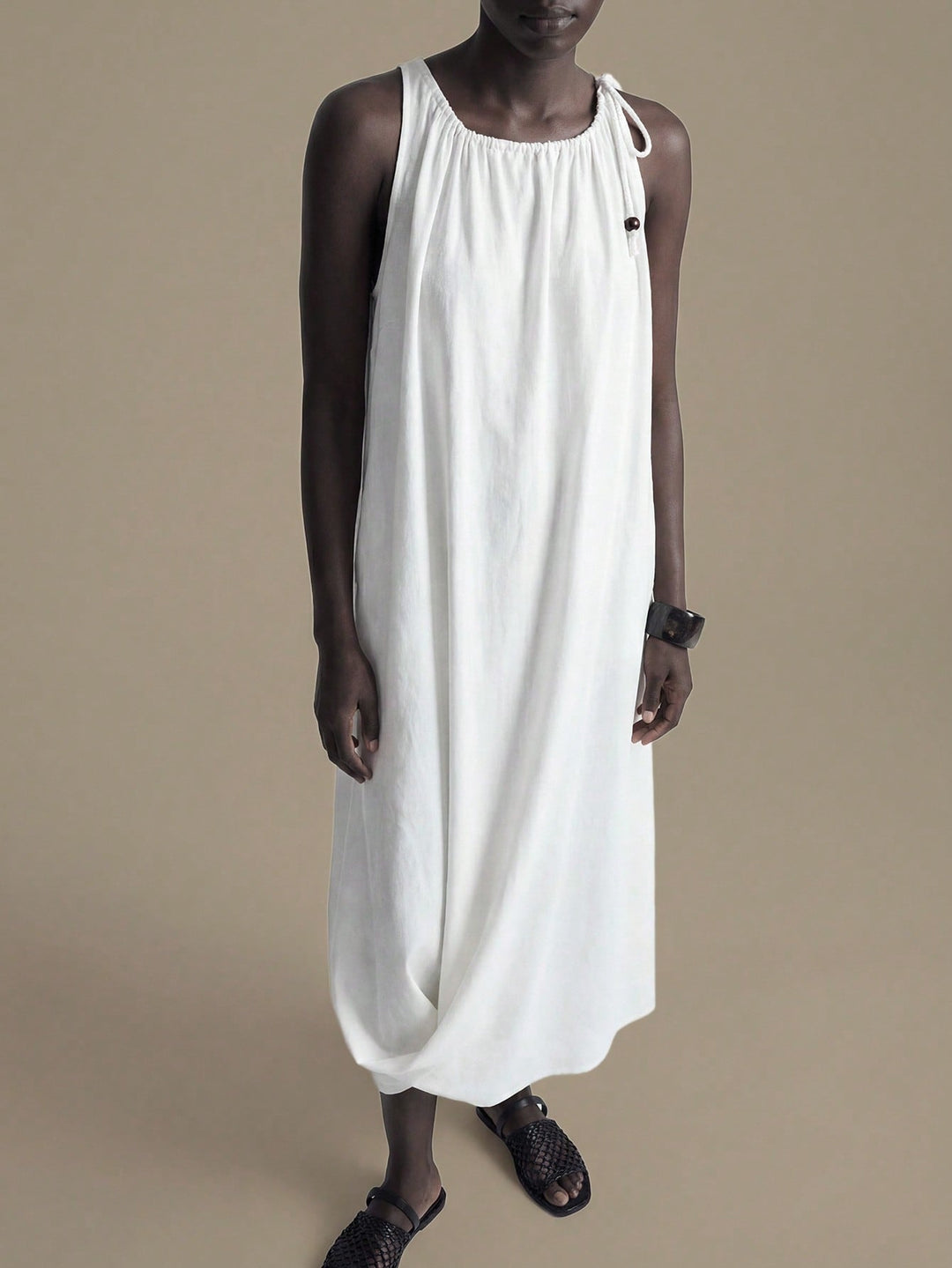 Rochie maxi SHEIN, alb