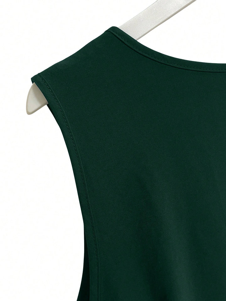 Rochie maxi SHEIN, verde