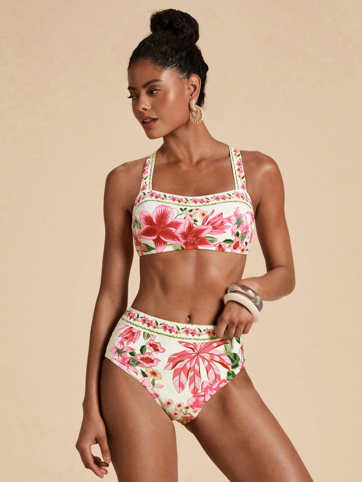 Set bikini SHEIN, mix culori