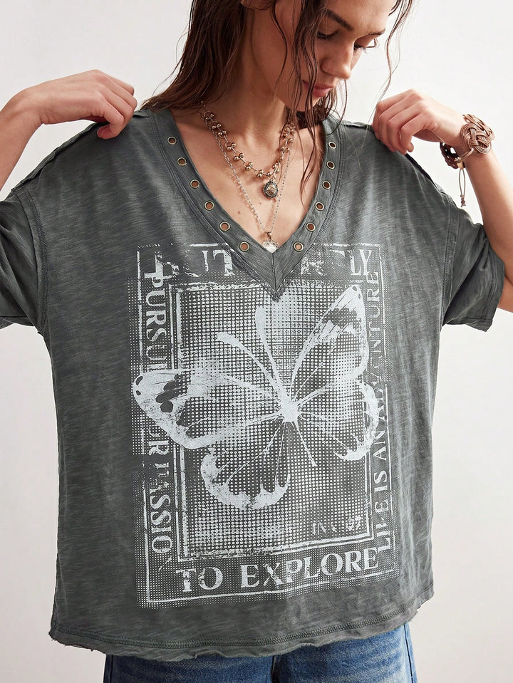 Tricou SHEIN, gri
