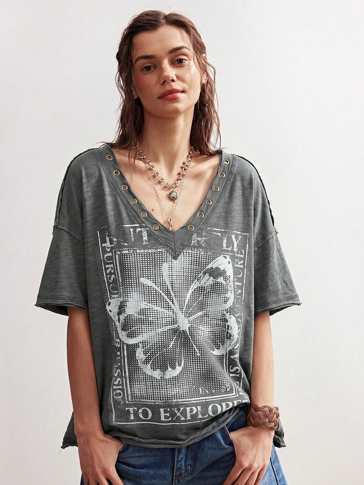 Tricou SHEIN, gri