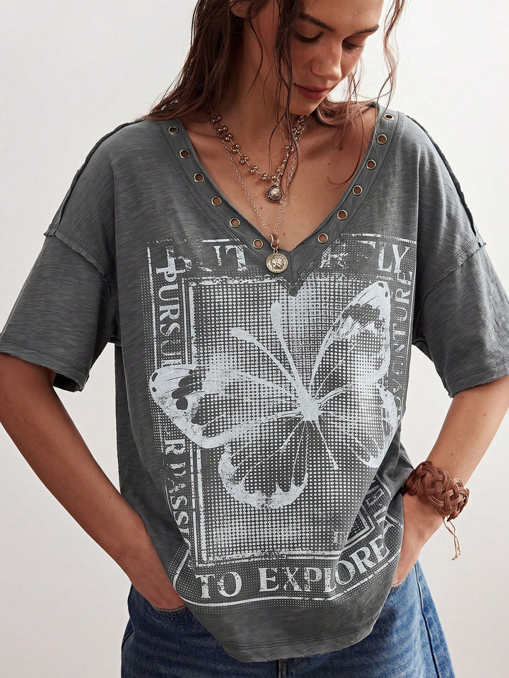 Tricou SHEIN, gri