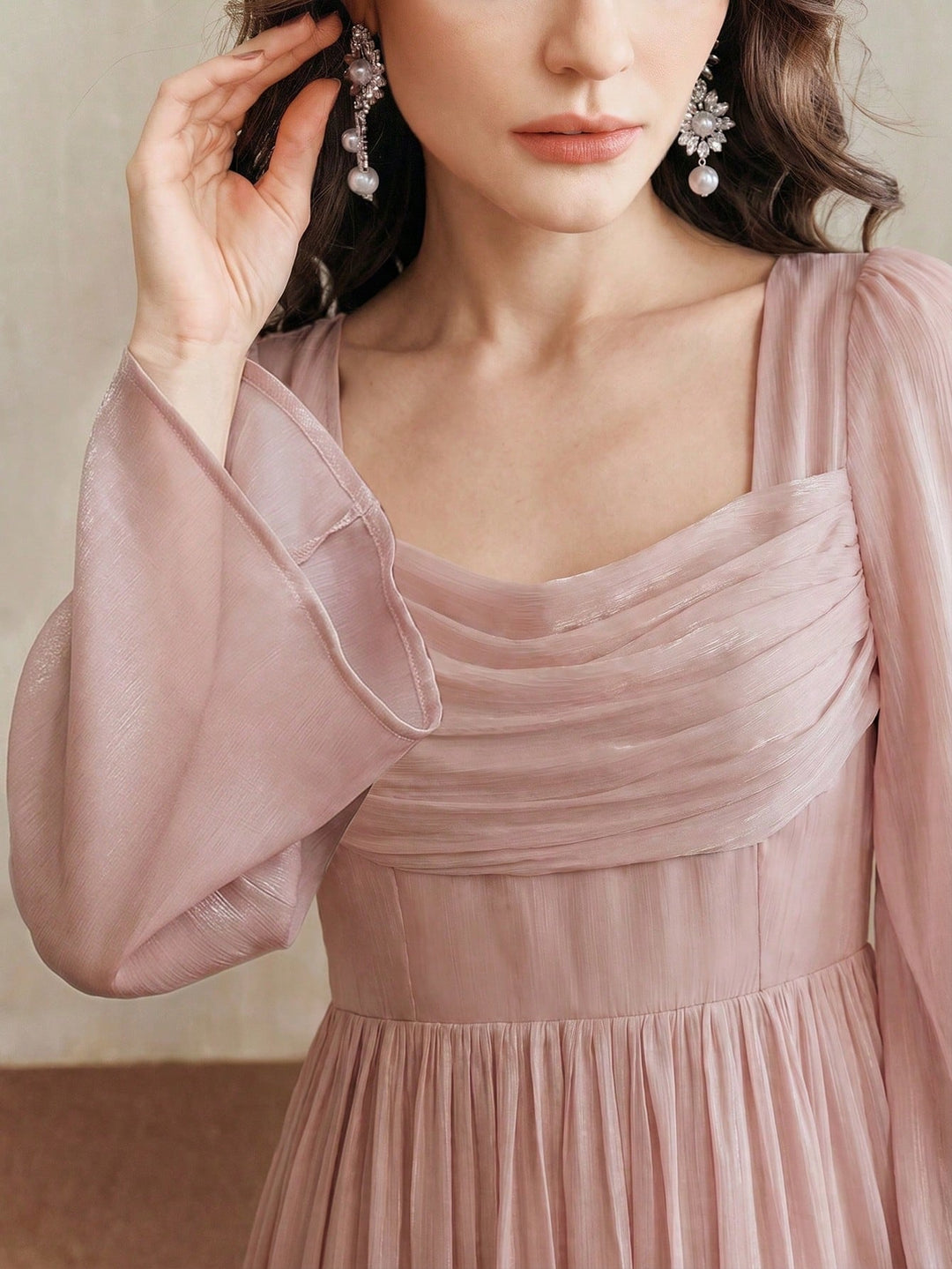 Rochie maxi SHEIN, roz