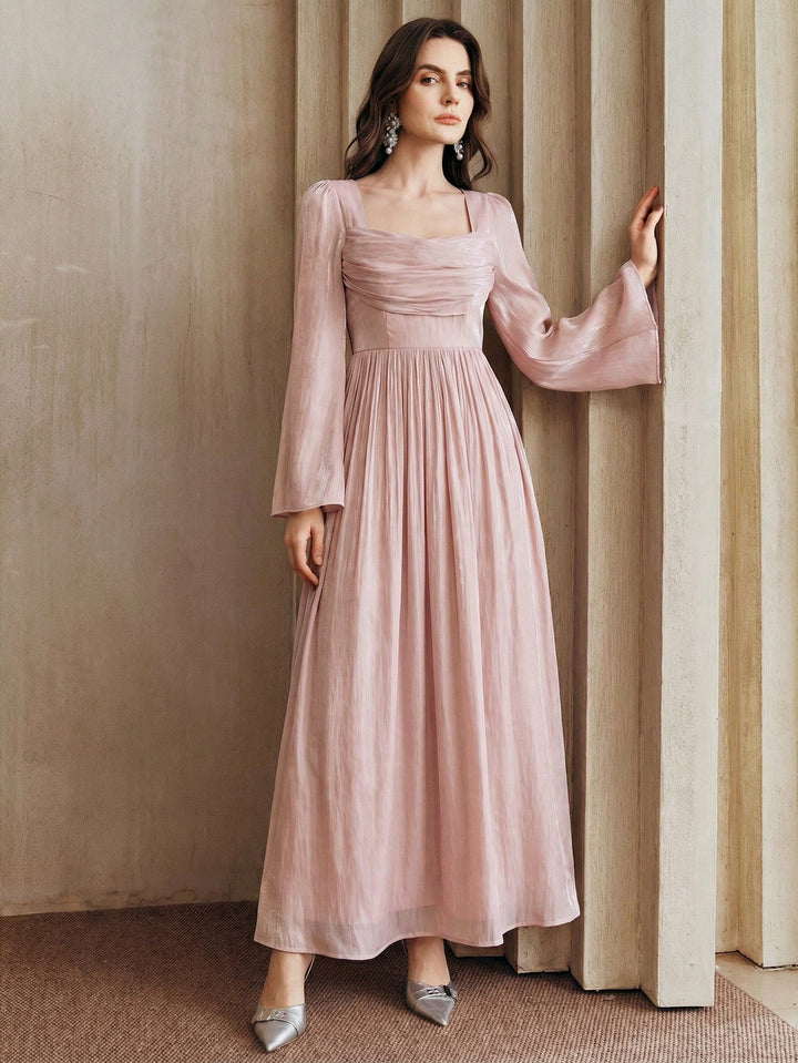 Rochie maxi SHEIN, roz