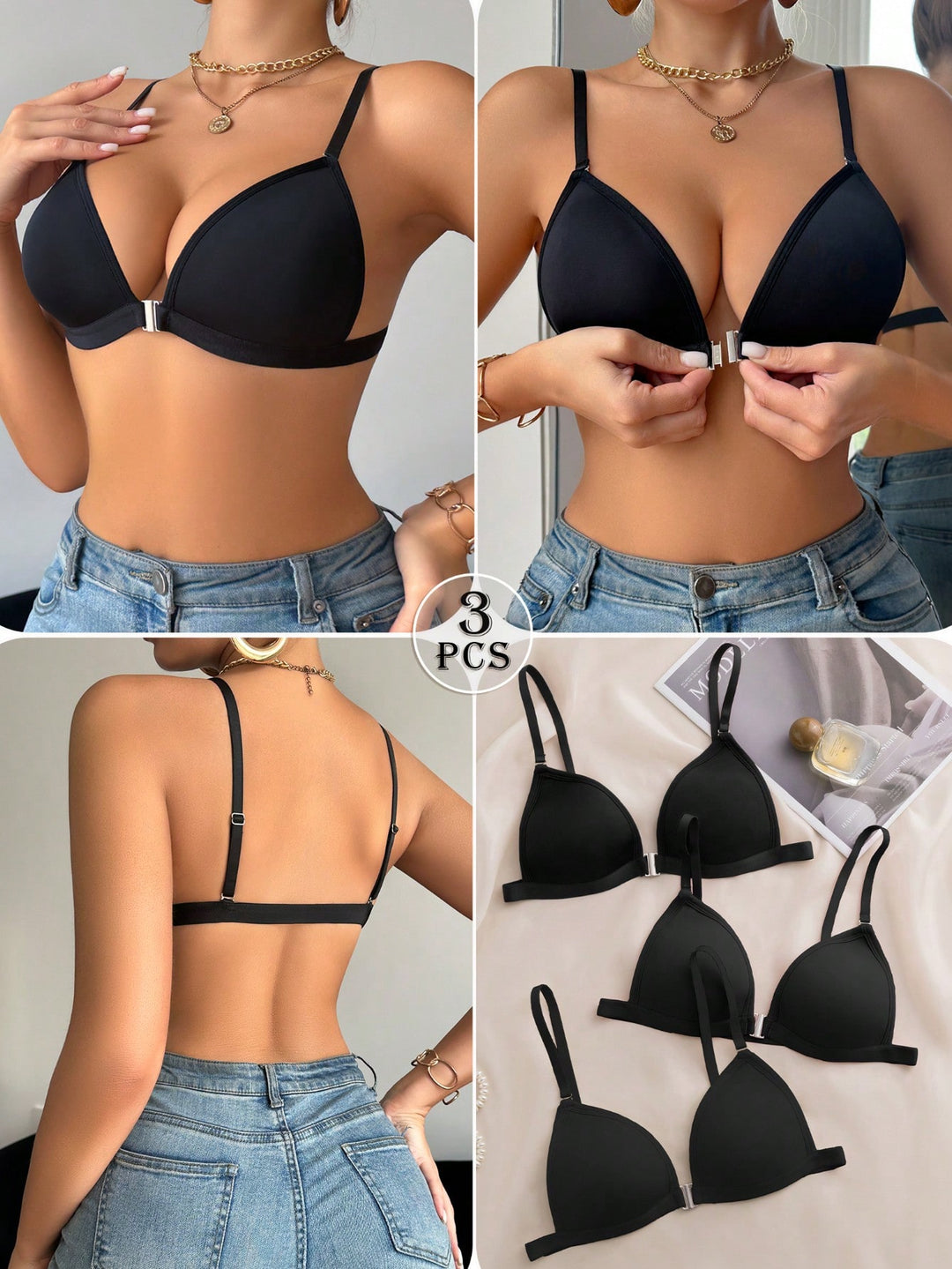 Sutien SHEIN, mix culori