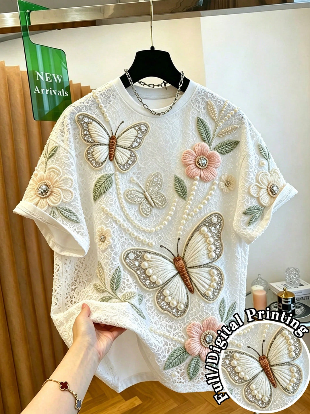 Tricou SHEIN, alb