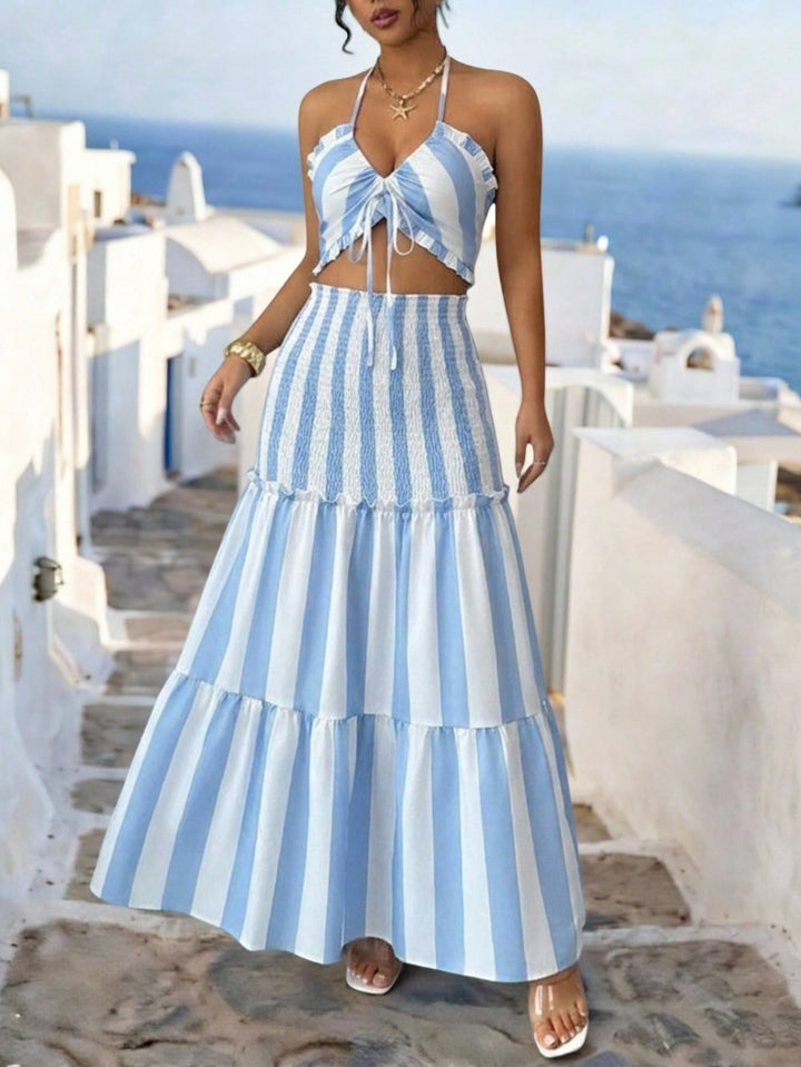 Rochie maxi SHEIN, albastru
